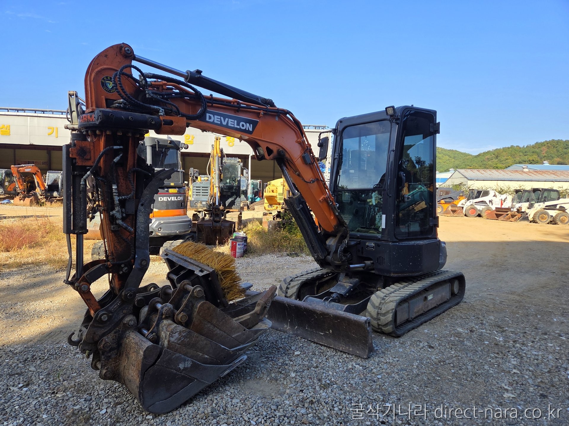 DX35Z-7캐빈/회전암/풀셋/코집